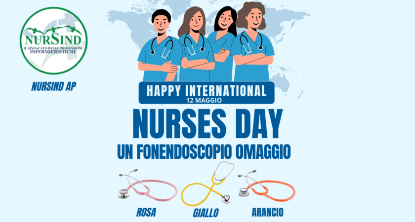 12 Maggio: Un Fonendoscopio in Omaggio per gli Infermieri Iscritti al Nursind Ascoli Piceno
