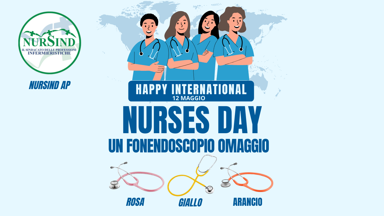 12 Maggio, Giornata dell’Infermiere: Nursind Ascoli Ringrazia con un Fonendoscopio