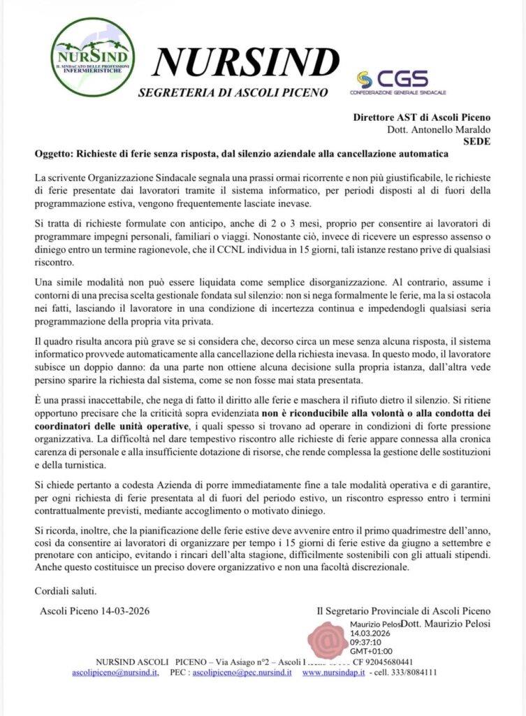 Richieste di ferie senza risposta, dal silenzio aziendale alla cancellazione automatica