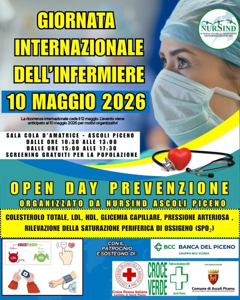 giornata internazionale dell’infermiere 10 maggio 2026