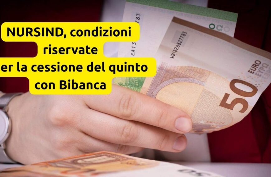 NURSIND, condizioni riservate per la cessione del quinto con Bibanca