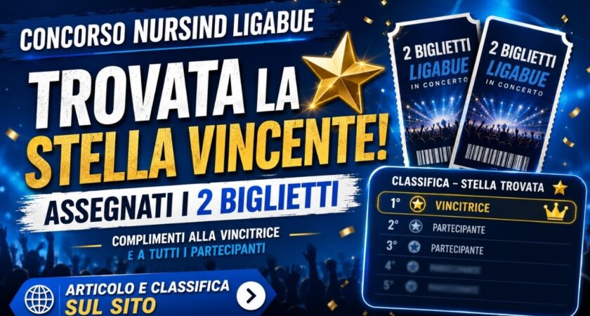 Concorso NurSind Ligabue: trovata il simbolo vincente e assegnati i 2 biglietti